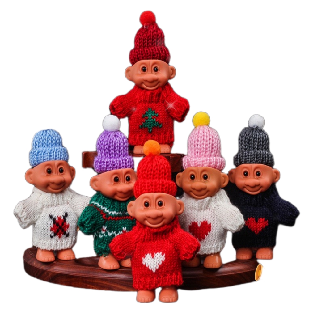 Vintage Collectible Baby Dolls - Indian Ugly Baby PVC Lucky Collectible