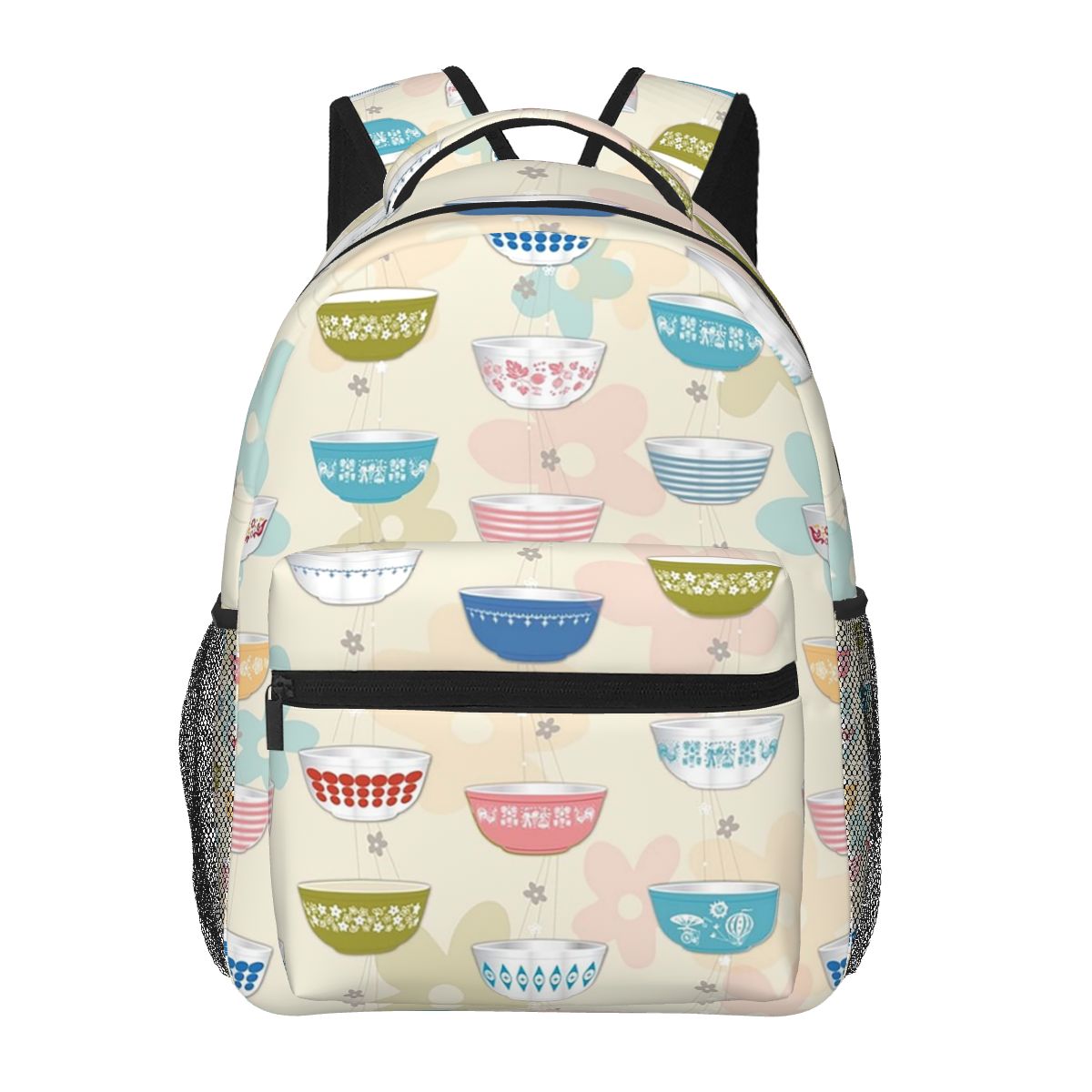 Vintage Collectible Pyrex - Vintage Pyrex Bowls Collection Student Backpack