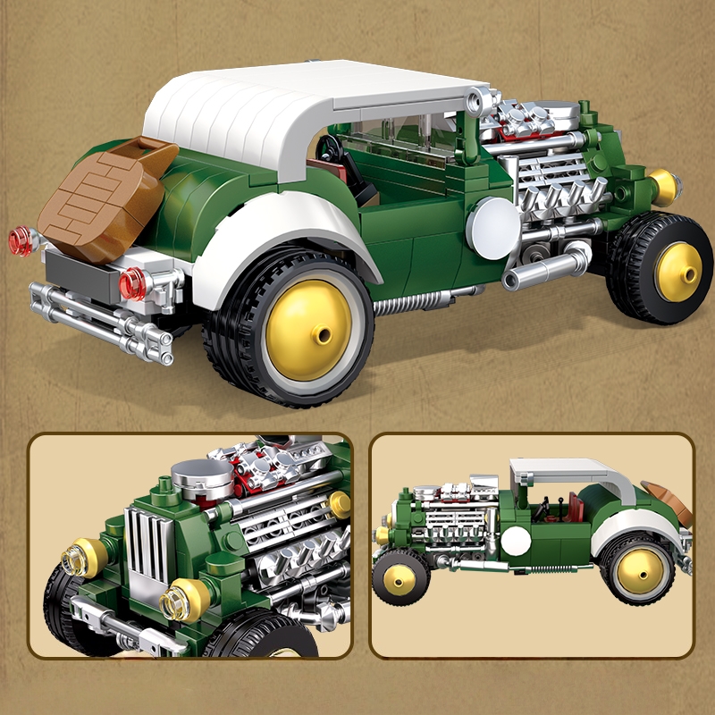 Retro vintage car building blo - Vintage Collectible Toy Cars avaliação e preço