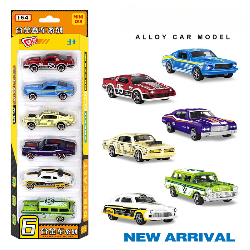 1:64 Alloy retro racing car 6- - Vintage Collectible Toy Cars avaliação e preço