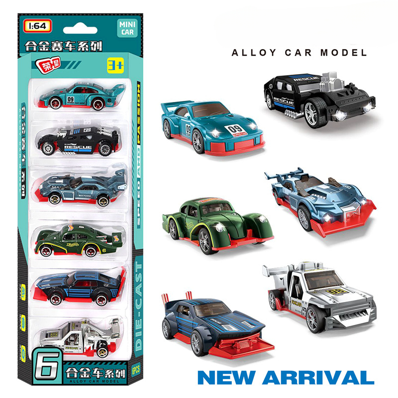 1:64 Alloy retro racing car 6- - Vintage Collectible Toy Cars avaliação e preço