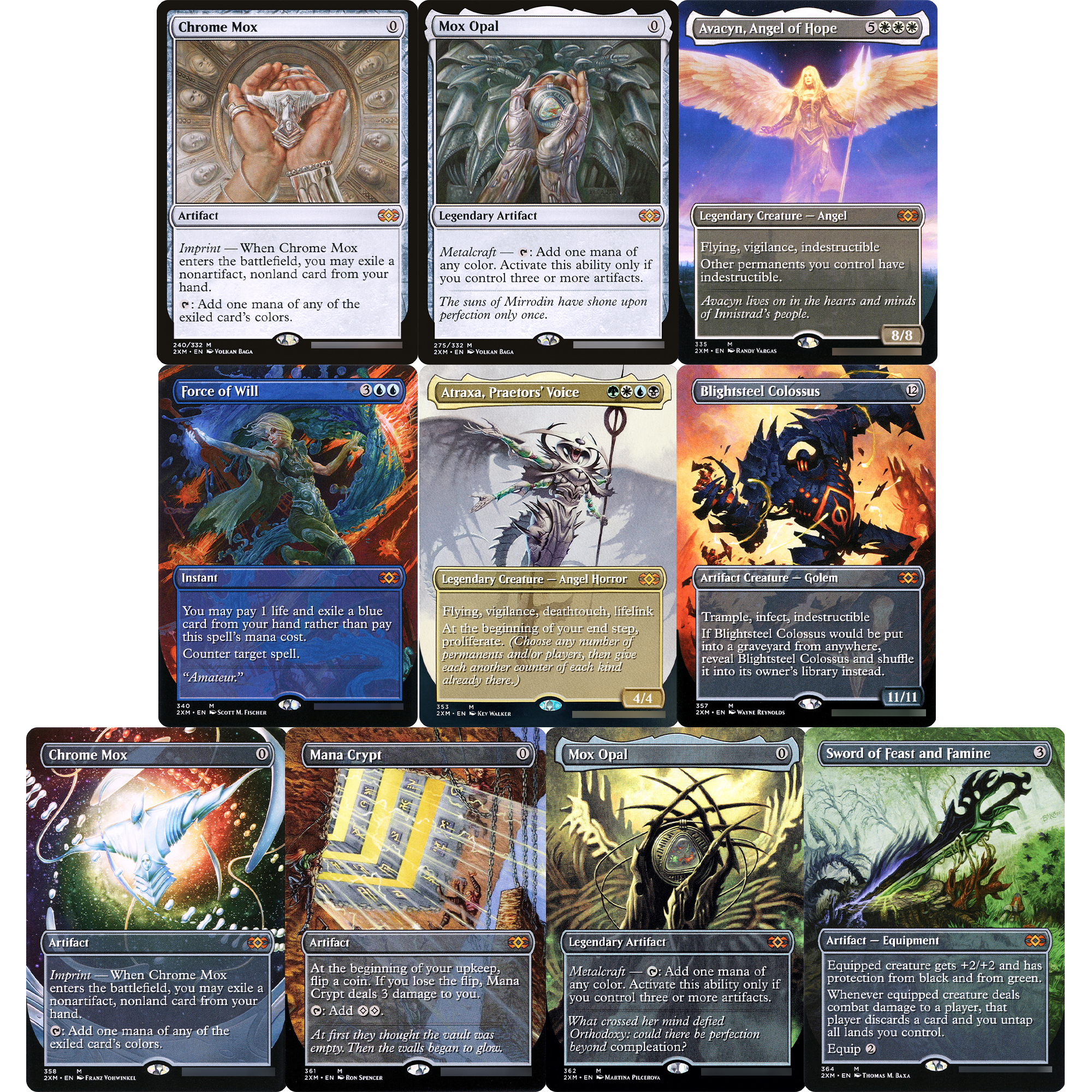 [English] Foil Cards Chrome Mo - Vintage Game Collection avaliação e preço