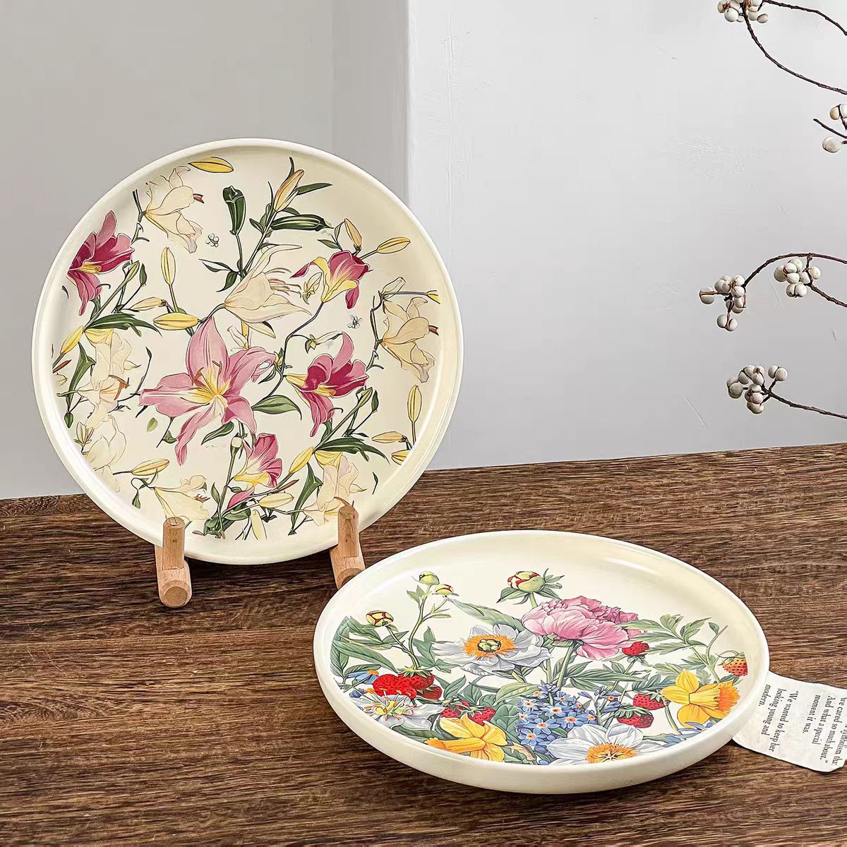 Creative Romantic Floral Ceram - Vintage Collectible Dishes avaliação e preço