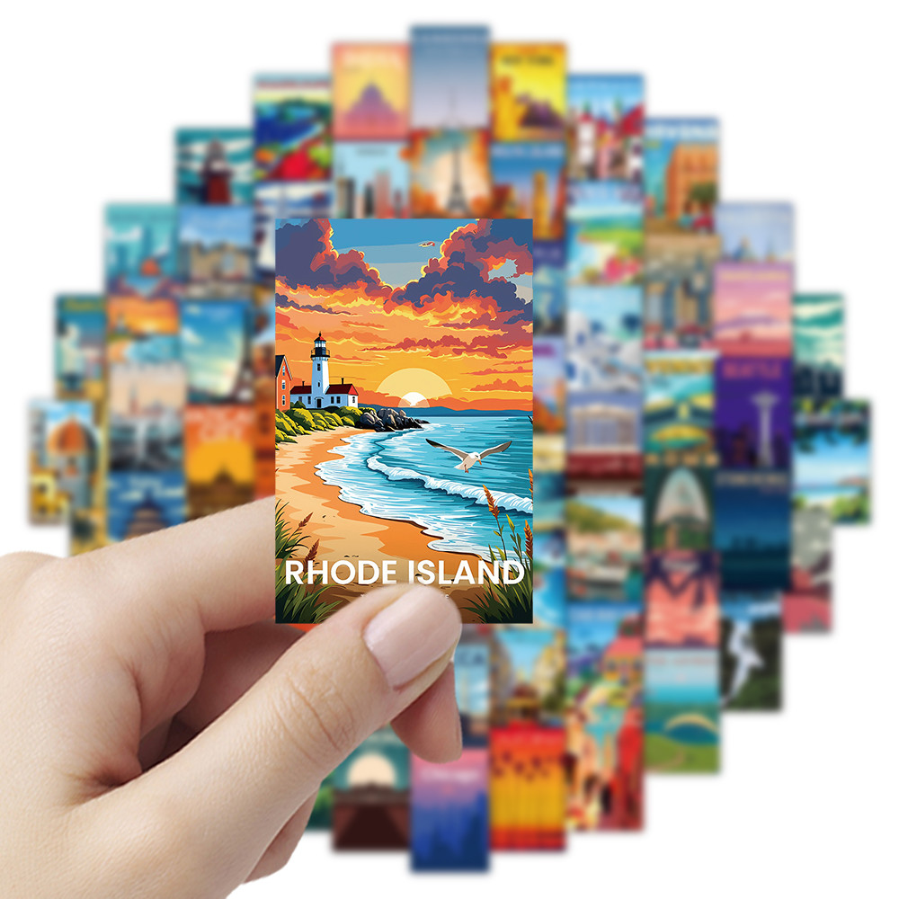 108 Pcs Scenic Landscape Stamp - Vintage Collectible Stores avaliação e preço