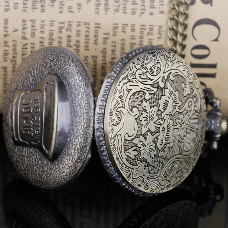 Vintage Bronze Quartz Pocket W - Vintage Collectible Bells avaliação e preço