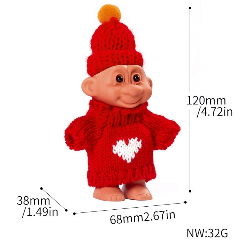 Indian Ugly Baby PVC Lucky Col - Vintage Collectible Baby Dolls avaliação e preço