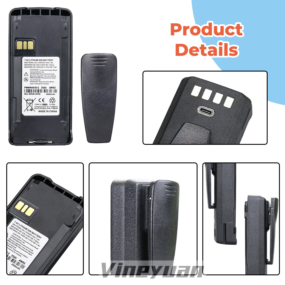 Type-C USB PMNN4476A Battery W - Cassette Walkman Belt avaliação e preço