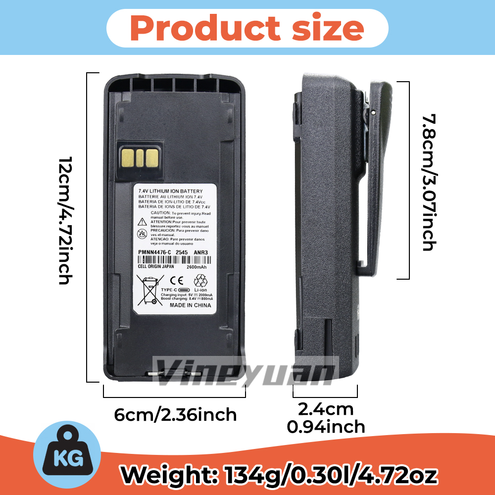 Type-C USB PMNN4476A Battery W - Cassette Walkman Belt avaliação e preço