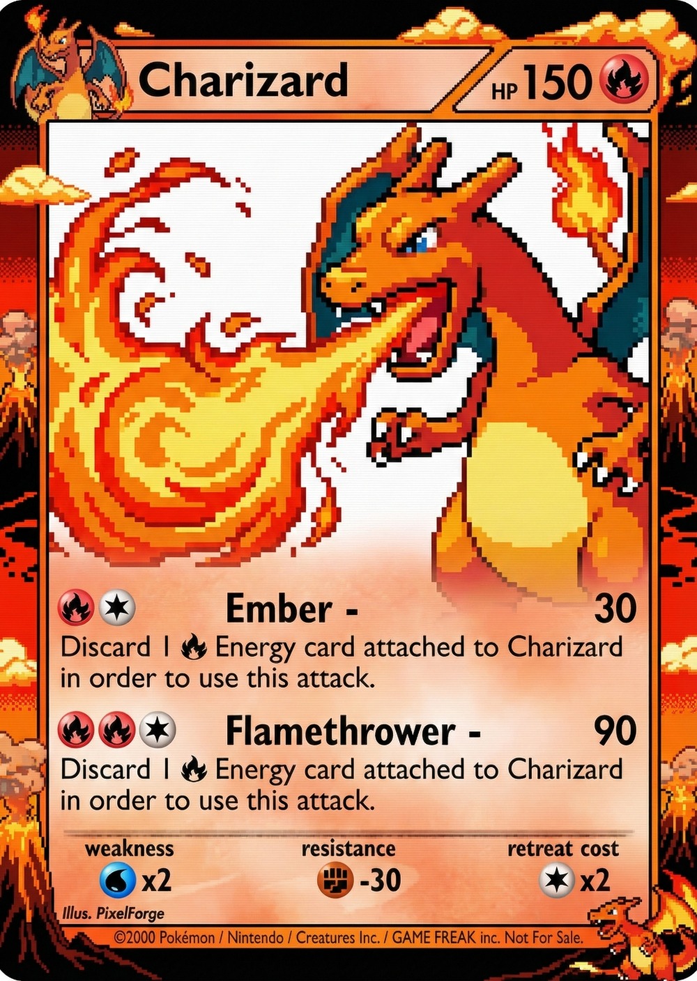 5Pcs Pokemon Cards Charizard G - Vintage Game Collection avaliação e preço