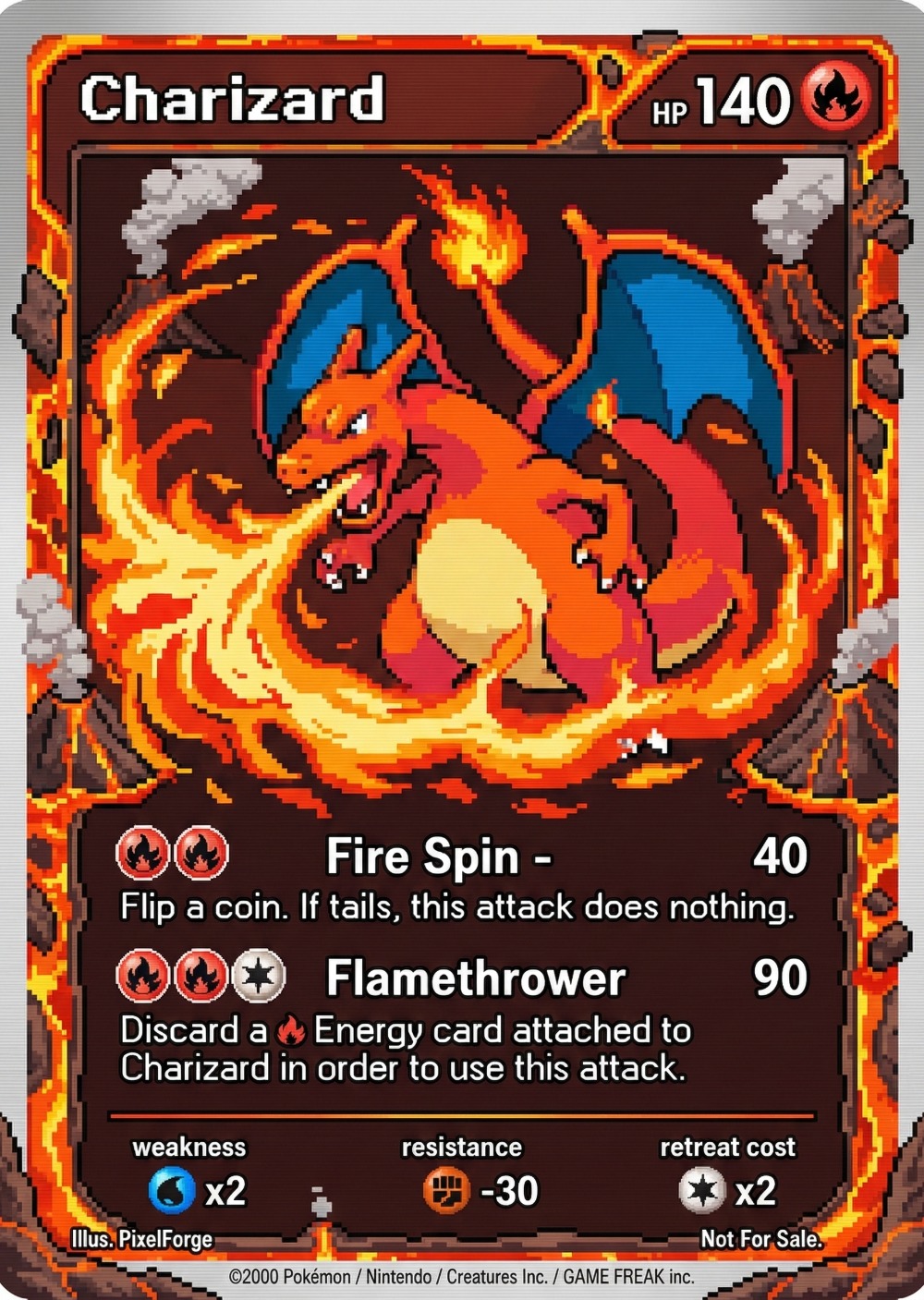 5Pcs Pokemon Cards Charizard G - Vintage Game Collection avaliação e preço