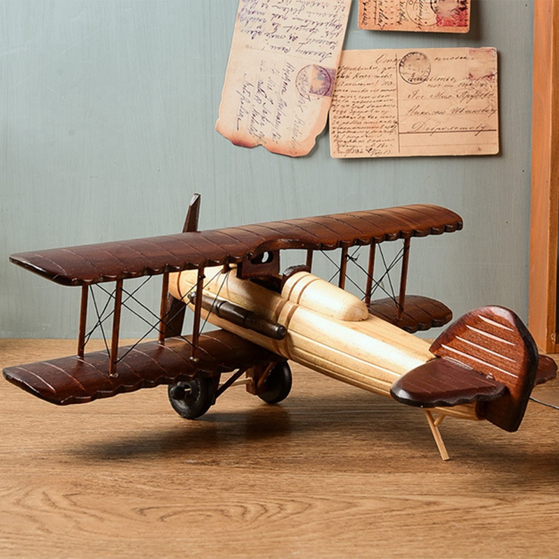 Retro Aircraft Handicraf Woode - Collectible Vintage Photos avaliação e preço