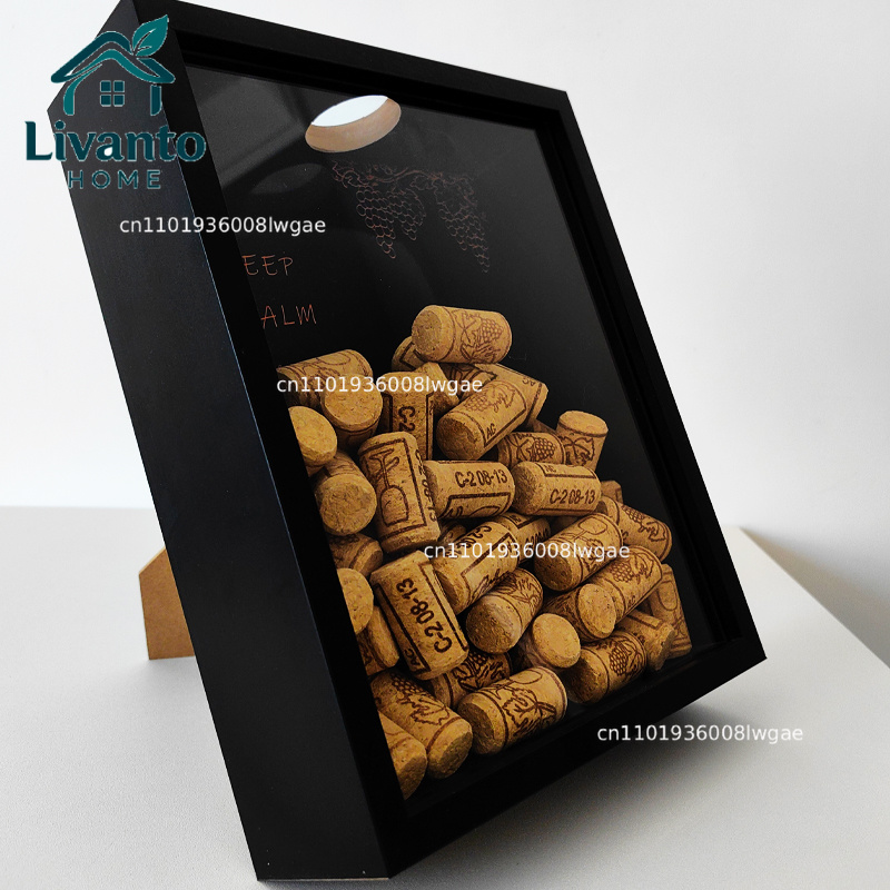 Red Wine Cork Display Frame Wo - Collectible Vintage Wine avaliação e preço