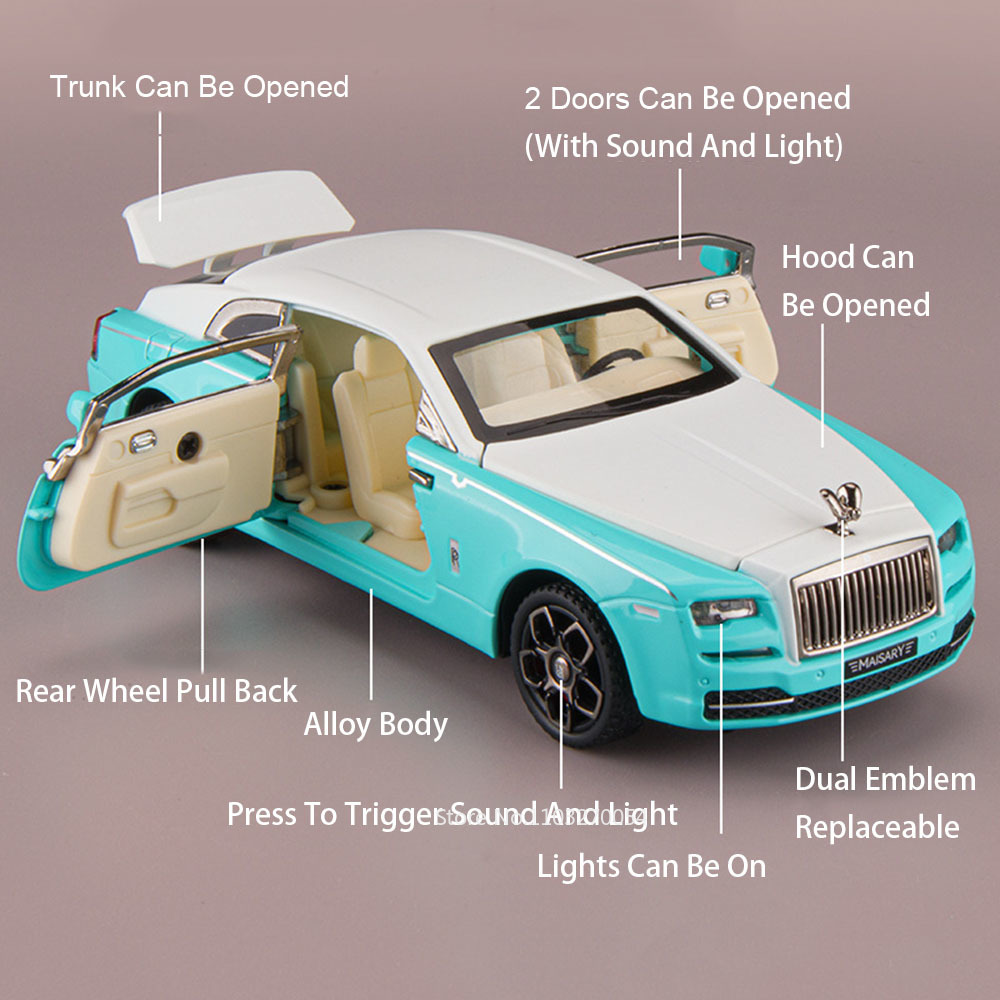 1:32 Rolls-Royce Phantom I‌ Vi - Vintage Collectible Toy Cars avaliação e preço