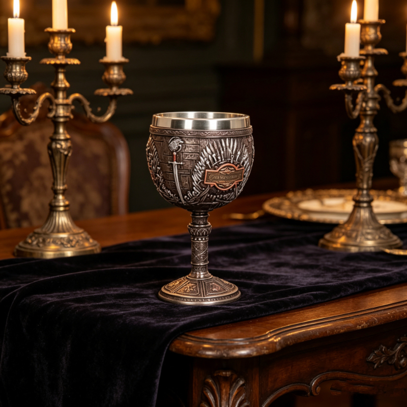 Westeros Map Goblet, 3D Carved - Collectible Vintage Wine avaliação e preço