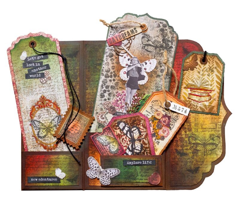 Tag Envelope Grunge Collection - Vintage Collectible Bells avaliação e preço
