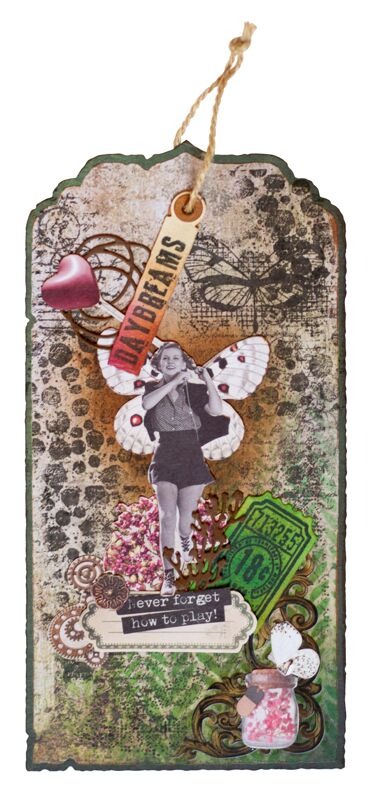 Tag Envelope Grunge Collection - Vintage Collectible Bells avaliação e preço