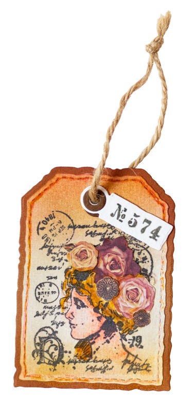 Tag Envelope Grunge Collection - Vintage Collectible Bells avaliação e preço