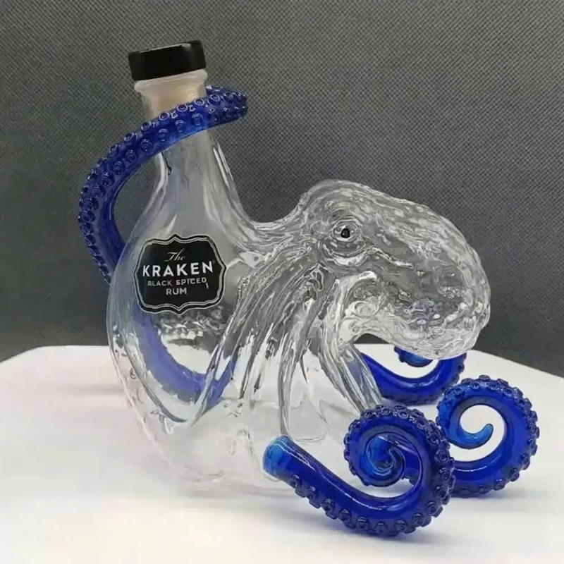 Kraken Octopus Whiskey Decante - Collectible Vintage Wine avaliação e preço