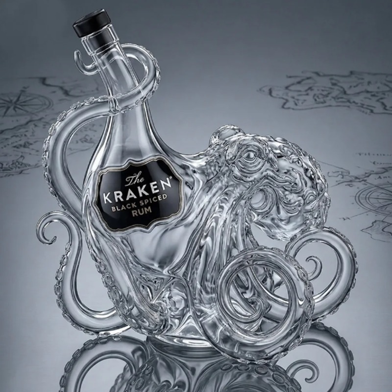 Kraken Octopus Whiskey Decante - Collectible Vintage Wine avaliação e preço