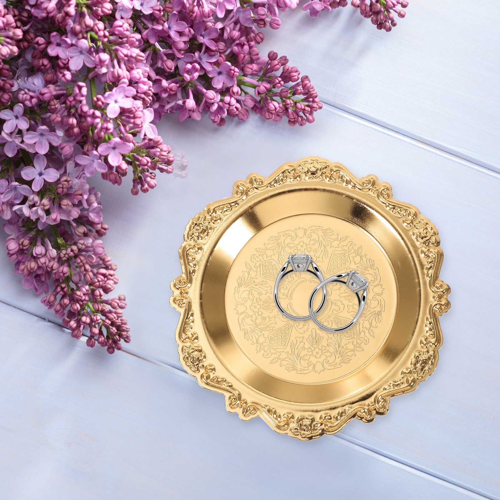 Copper Vintage Jewelry Tray De - Vintage Collectible Dishes avaliação e preço