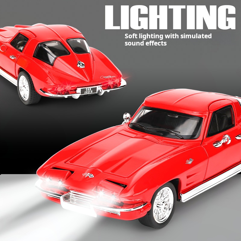 1:32 Corvette Vintage Classic  - Vintage Collectible Toy Cars avaliação e preço