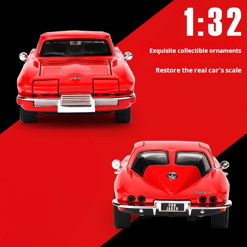 1:32 Corvette Vintage Classic  - Vintage Collectible Toy Cars avaliação e preço