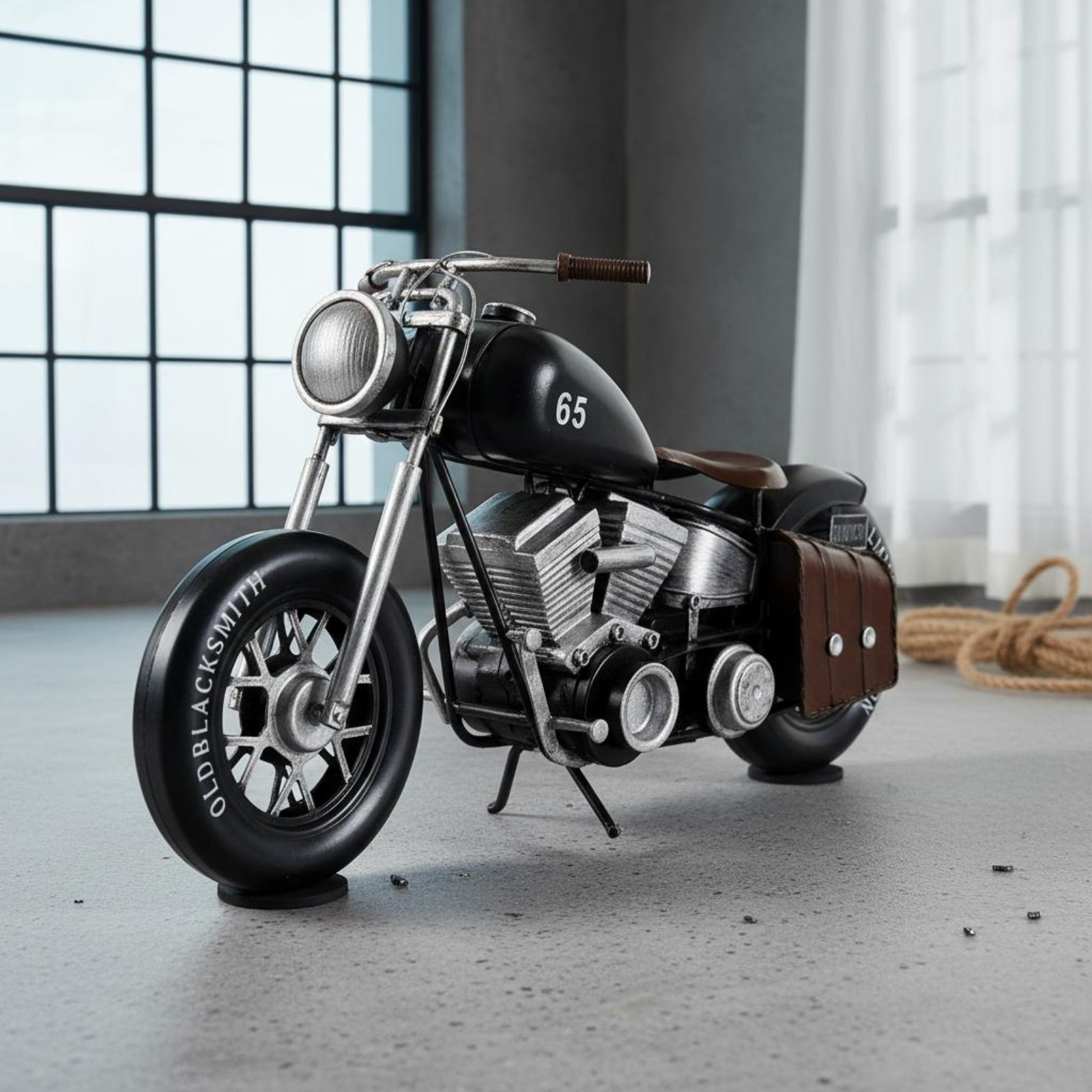 Metal Motorcycle Model Europea - Collectible Vintage Photos avaliação e preço