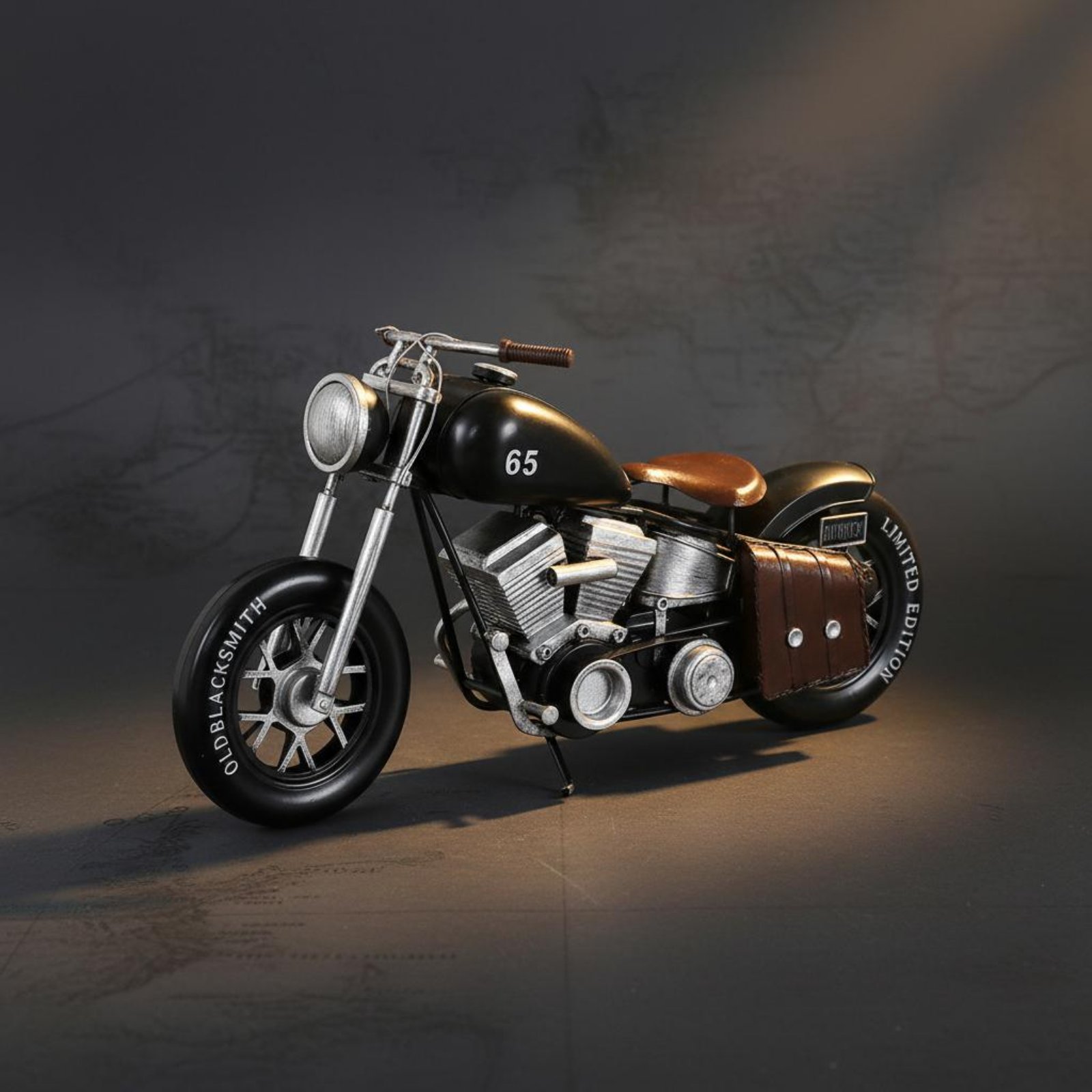 Metal Motorcycle Model Europea - Collectible Vintage Photos avaliação e preço