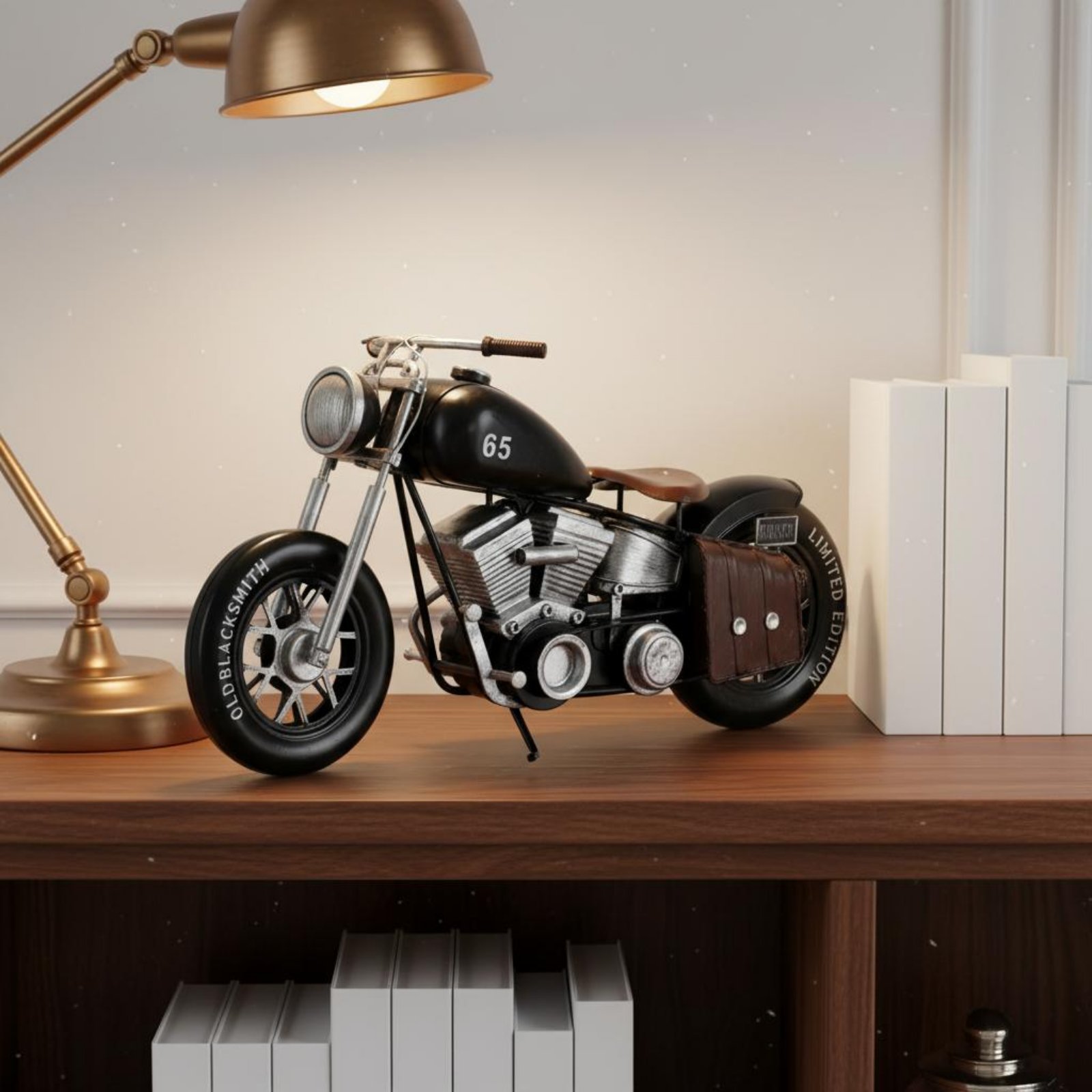 Metal Motorcycle Model Europea - Collectible Vintage Photos avaliação e preço
