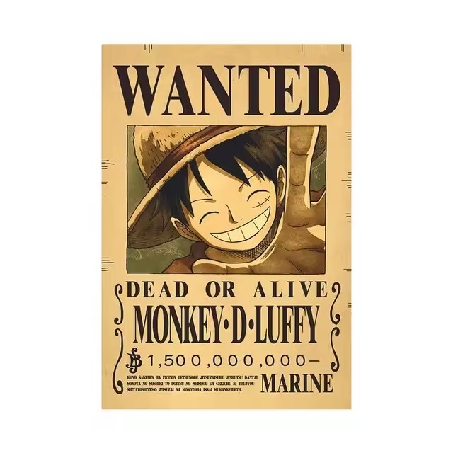 Anime One Piece Bounty Wanted  - Vintage Game Collection avaliação e preço