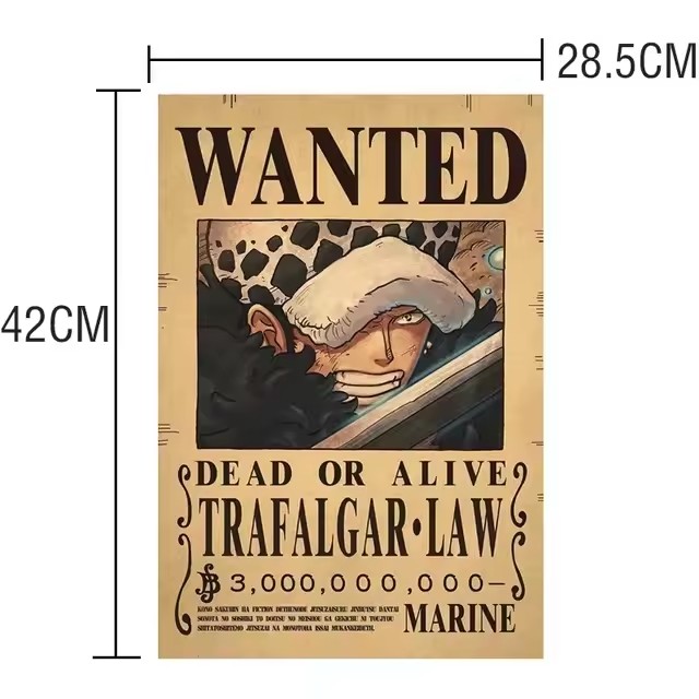 Anime One Piece Bounty Wanted  - Vintage Game Collection avaliação e preço
