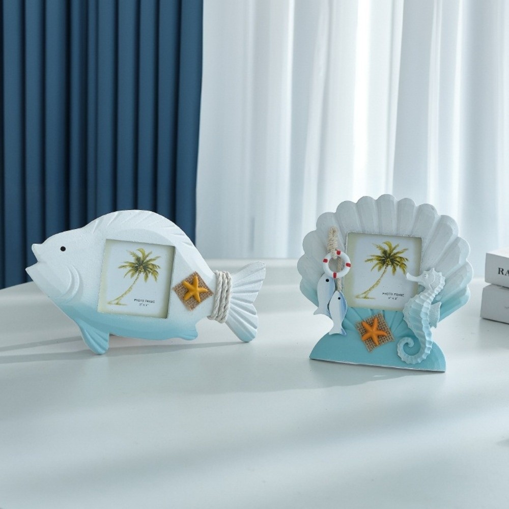 3-inch Ocean-Themed Photo Fram - Collectible Vintage Photos avaliação e preço