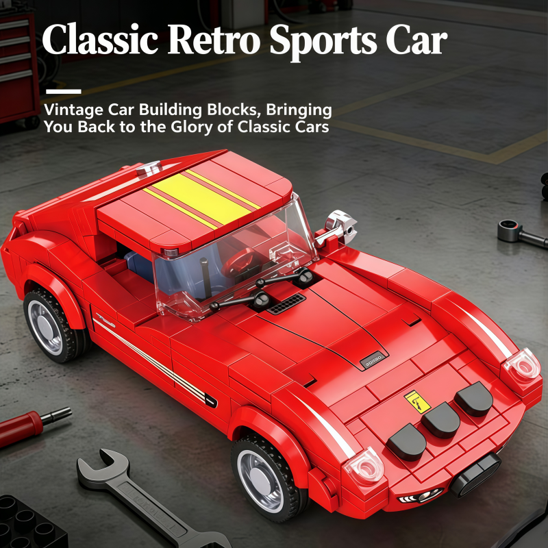 Classic red vintage sports car - Vintage Collectible Toy Cars avaliação e preço