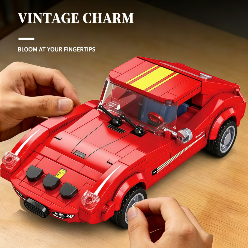 Classic red vintage sports car - Vintage Collectible Toy Cars avaliação e preço