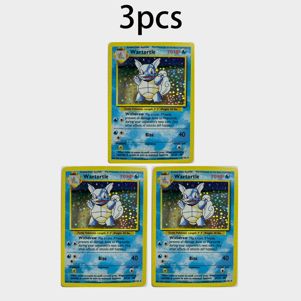 DIY PTCG Anime Wartortle Vinta - Vintage Game Collection avaliação e preço