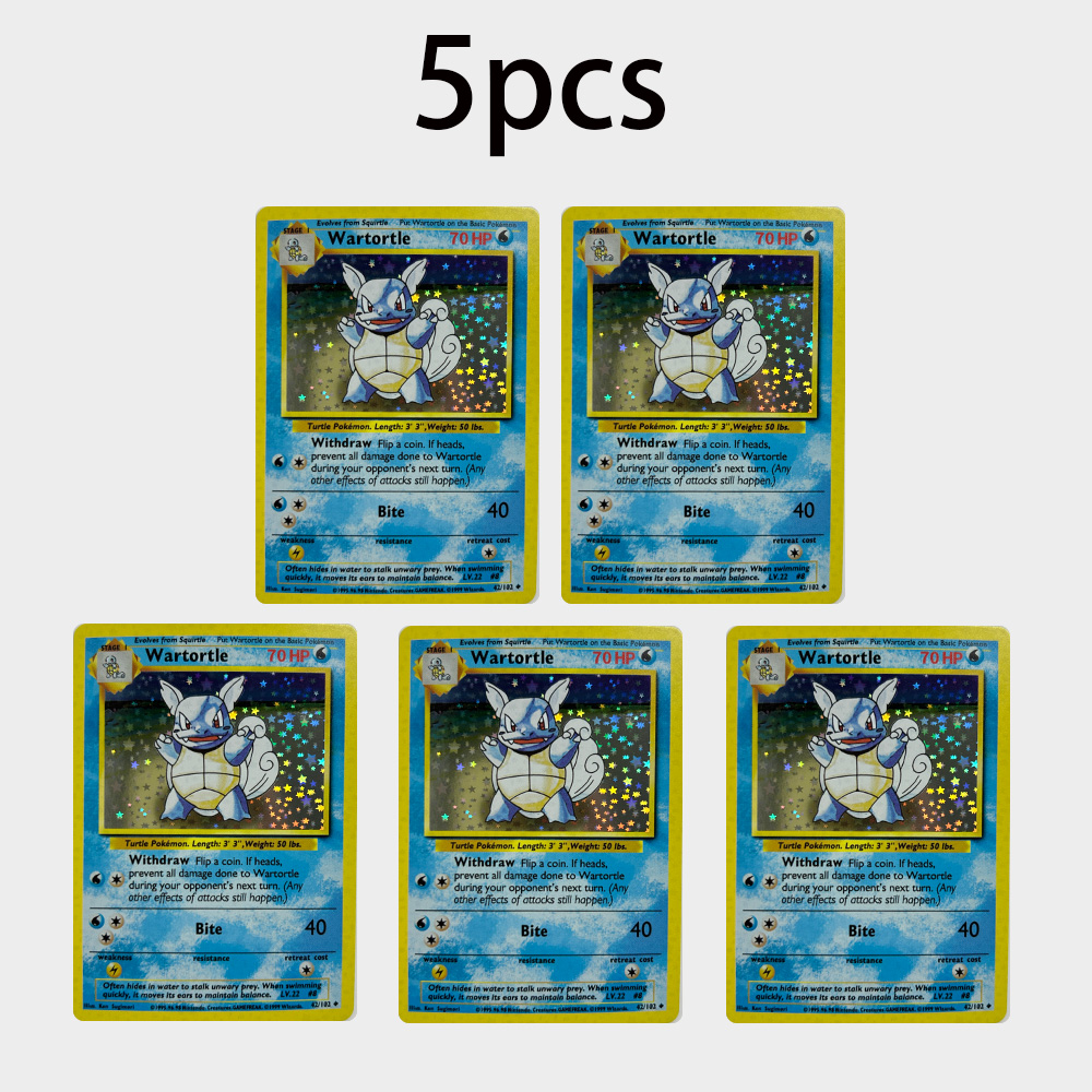 DIY PTCG Anime Wartortle Vinta - Vintage Game Collection avaliação e preço