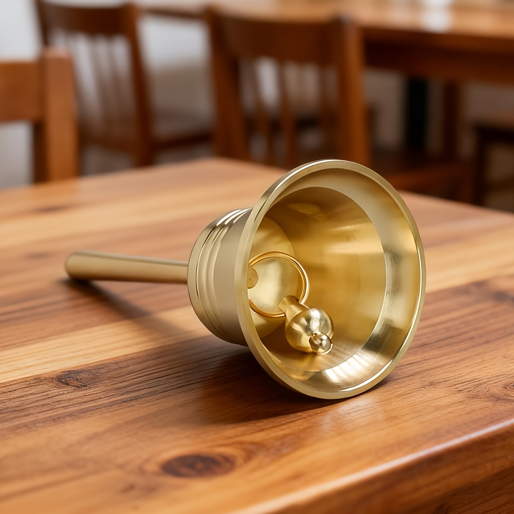 Brass Hand Crank Bell Retro De - Vintage Collectible Bells avaliação e preço