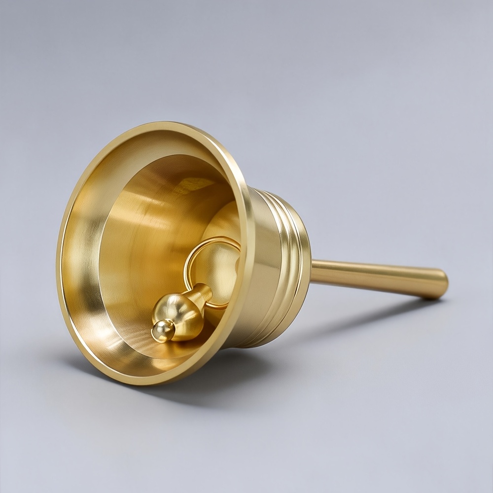 Brass Hand Crank Bell Retro De - Vintage Collectible Bells avaliação e preço