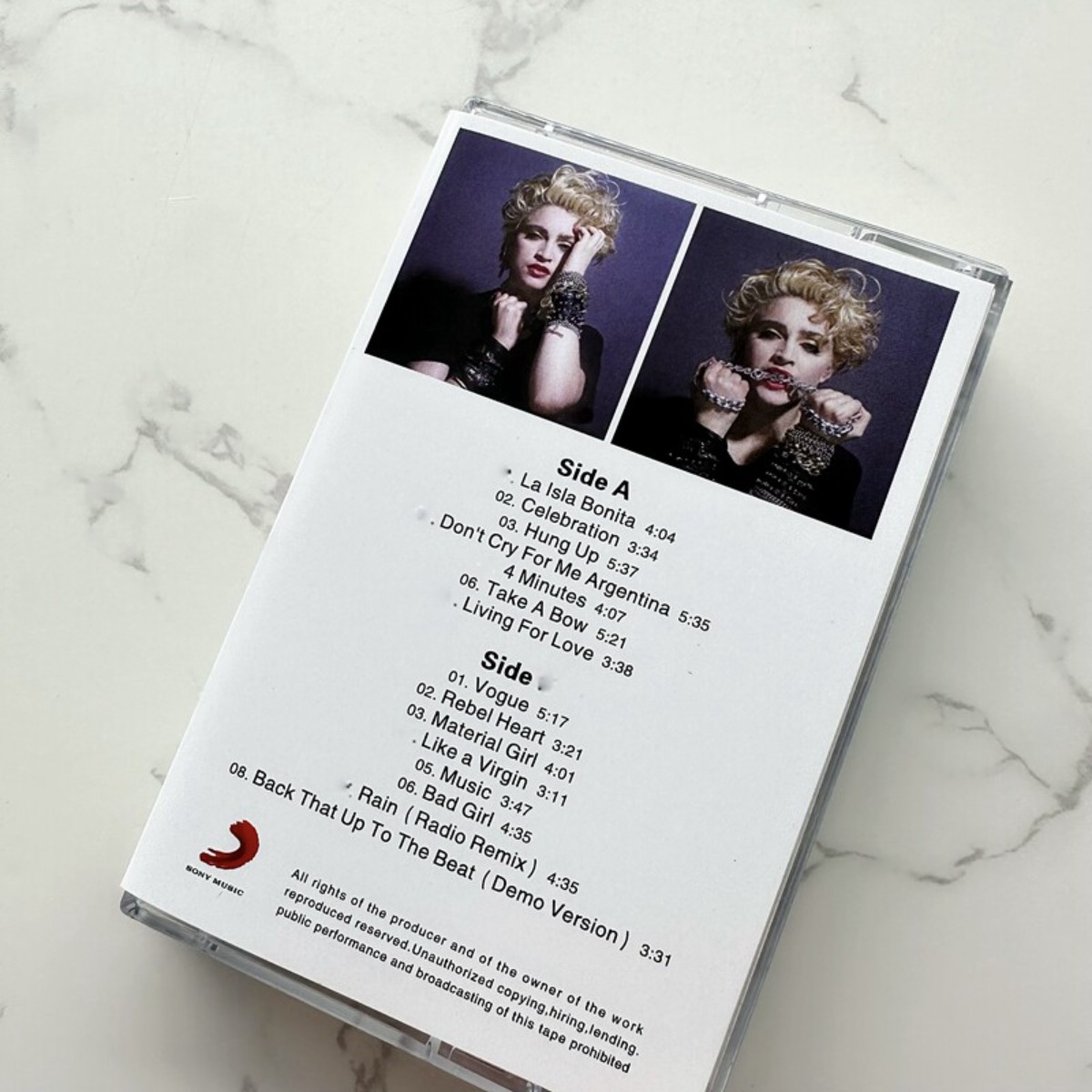 Madonna Classic Pop Music Cass - Vintage And Collectible avaliação e preço
