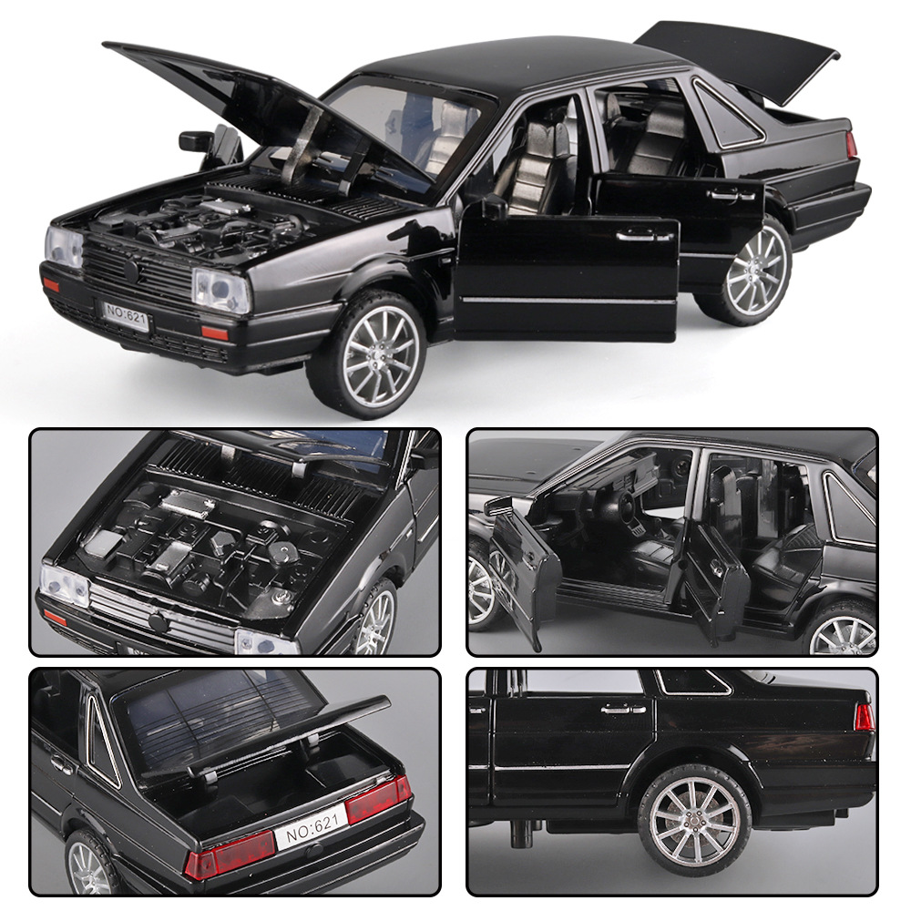 1:32 Santana Alloy Car Model C - Vintage Collectible Toy Cars avaliação e preço