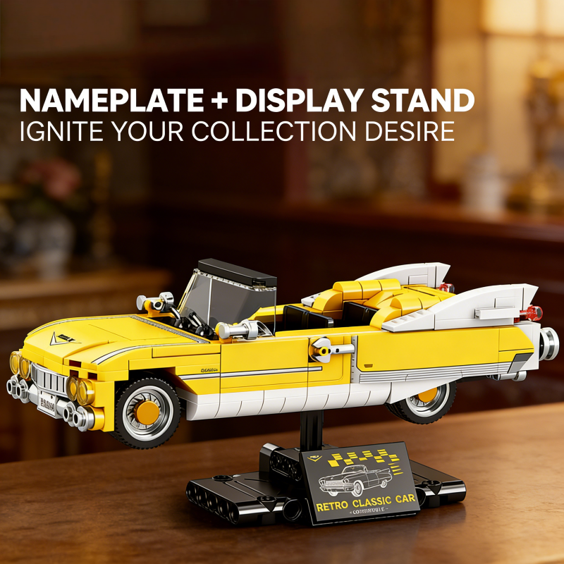 Yellow Vintage Convertible Car - Vintage Collectible Toy Cars avaliação e preço