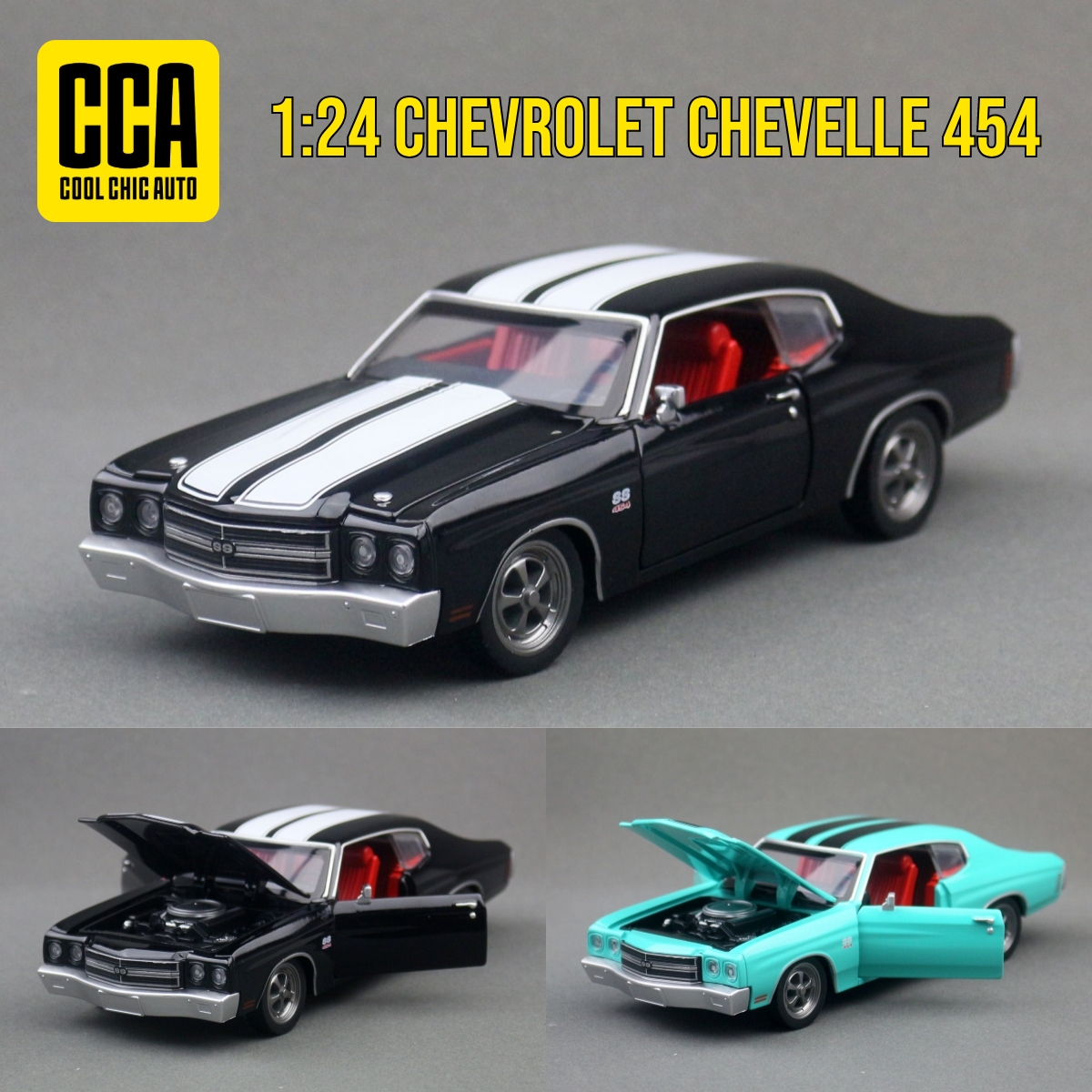 1/24 Chevrolet Chevelle 454 19 - Vintage Collectible Toy Cars avaliação e preço