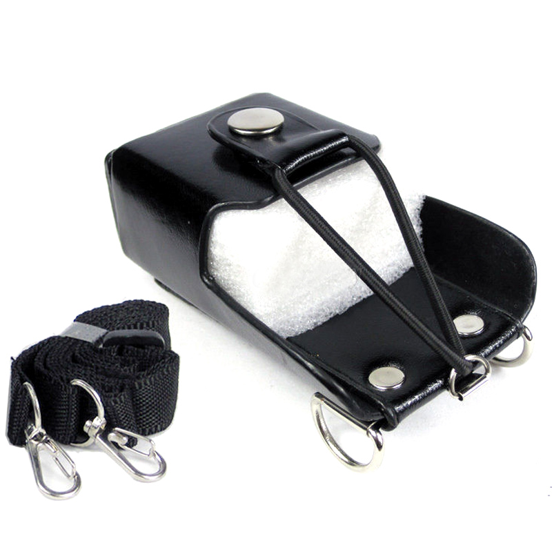 Black Hard Artificial Leather  - Cassette Walkman Belt avaliação e preço